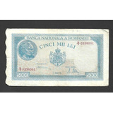 4514 Romania 5000 Cinci Mil Lei 1945 Vg vf P 55