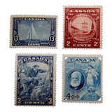 4577 - Canada Lote De 04 Sêlos Mint