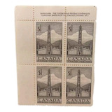 4588 - Canadá Bloco 4 Sêlos 1953 Mnh Totem