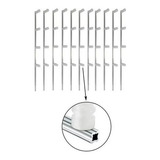 45pcs Haste De Aluminio Estrela Cerca Eletrica 4 Isoladores