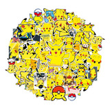 45x Colantes Adesivos Pokémon Pikachu Anime Sticker Brinde