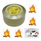48 Álcool Gel Acendedor 200g Rechaud Lareira Churrasqueira