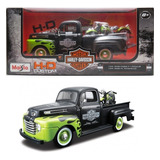 48 Ford F-1 Pickup + 48 Fl Panhead Harley Custom 1/24 Maisto