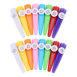 48 Peças De Instrumento Musical Kazoos 8 Colorido De Plástic