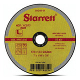 48 Peças Disco De Corte 7 Pol Aço Inox Dac180 24 Starrett Cor Amarelo