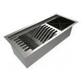 48cm Calha Gourmet Inox Escorredor Copos Pratos Louça Promo
