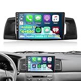 4G 64G Para Toyota Corolla EX Radio 2007 2008 2009 2010 2011 2012 Tela Sensível Ao Toque Android De 9 Polegadas Carro Estéreo Carplay Android Auto 32 EQ Audio 1280 720 Tela SWC Bluetooth WiFi