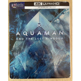 4k + Bluray Steelbook Aquaman 2 O Reino Perdido - Lacrado