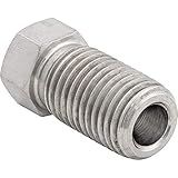 4LIFETIMELINES Porca De Tubo De Linha De Freio De Aço Inoxidável Longa 3 16 3 8 24 Invertido Saco Com 10