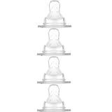 4PACK BICOS MISTO PARA MAMADEIRAS MAM - FLUXOS RÁPIDO - SUPER RÁPIDO - EMBALAGEM 4 UNIDADES