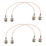 4pcs 3g Hd Sdi Cabo Bnc Cabo 30cm 75 Ohm Para Câmeras Bmcc