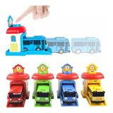 4pcs Conjunto De Brinquedos De Ônibus