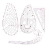 4pcs Réguas De Costura Ferramentas De Costura Conjunto De Réguas De Corte Kit De Réguas De Costura Régua Curva De Costura Para Costura Medição De Curva De Medida