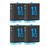 4x Bat Ahdbt-901 1101 Compatível Gopro Go Pro Hero 9 10 11 F