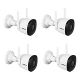 4x Camera Wifi Im5 Sc Segurança Intelbras Mibo Externa