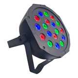 4x Canhão Refletor Led Par 64 Rgb 18 Leds Festa Digital