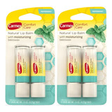 4x Carmex Protetor Labial Hidratante Comfort Care Peppermint