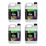 4x Fluido Fog Neutro Standart 5l Nevoa P/ Máquina De Fumaça