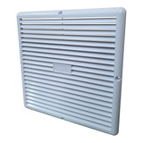4x Grelha / Grade De Ventilação C/ Tela Mosqueteira 25x25 Cm