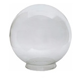 4x Luminária Cúpula Globo Vidro Transparente Esférico 15x30