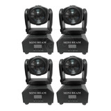 4x Mini Beam Moving Head 12w