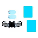 4x Pelicula Anti-embaçante Reflexo Vidro Lateral +retrovisor
