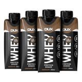 4x Shake Pronto Whey Protein 0 Lactose 3g Bcaa 15g Proteina