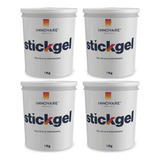 4x Stick Gel Massa Cola Stickgel Mármores Quartzo Nanoglass