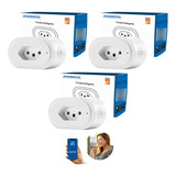 4x Tomada Wifi Inteligente 16a Medidor Consumo Novadigital
