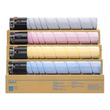 4x Toner Comp Konica Minolta Tn221 C221 C227 C281 C287 Color