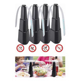 4x Ventilador Armadilha Espanta Mosquitos Para Cozinha Sala