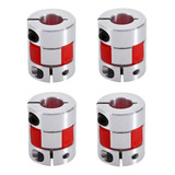 4x Acoplamentos Flexiveis 8 X 8mm externo 25 X 30mm Cnc