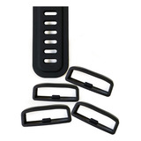 4x Anel Para Garmin Fenix 5 Fenix 6 935 945silicone Cor Preto Largura Da Pulseira 22