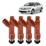 4x Bico Injetor Corolla 1 8 16v Flex 2009 2010 2011 2011