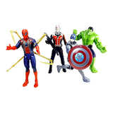 4x Bonecos Novos Vingadores Avengers Guerra Infinita