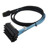 4x Cabo Controladora Mini Sas Sff 8087 Para 4x Portas