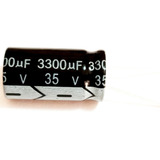 4x Capacitor Eletrolítico 3300uf X 35v 105 4 Peças