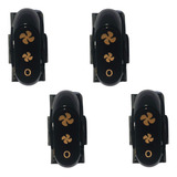 4x Chave Interruptor 3 Posições Para Secador Taiff Style