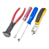 4x Ferramenta Removedor De Grampos De Estofamento Extrator