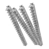 4x Gomo Cremalheira Alumínio Motor Rossi 25cm Larg 2 4cm