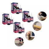 4x Kit Cola Instantânea Para Mdf Catalizador 100g Almasuper