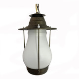 4x Lustre Pendente Colonial Antigo Lampião Tupã Ouro Velho