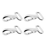 4x Mosquetão Aço Inox 25 Mm Capota Maritima Toldo Lancha