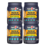 4x Pasta De Amendoim Integral Power One