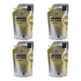 4x Pó De Toner High Fusion Hf2008 Refil Pó Toner Hp Bag 1kg