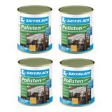 4x Polisten Stain Base Água Eco Acqua Sayerlack 900ml cores