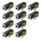 4x Protetor De Sobretensão De Rede Ethernet Com Plugue Rj45