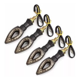 4x Setas Moto Pisca Led Universal Esportiva Hornet Cb300