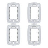 4x Suporte 4x2 Placa Cega 1 2 3 Modulo Pial Plus 612122