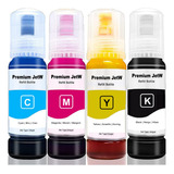 4x Tinta Para Epson L4150 L4160 L4260 L6161 L6191 L6171 T504